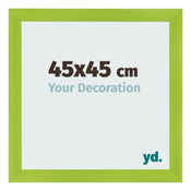 Marco de Fotos 45x45cm Verde MDF Pisa Delantera Tamano | Yourdecoration.es