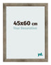 Marco de Fotos 45x60 cm Metal Vintage MDF Bologna Delantera Tamano | Yourdecoration.es