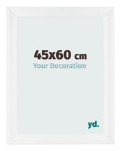 Marco de Fotos 45x60cm Blanco Vintage MDF Pisa Delantera Tamano | Yourdecoration.es