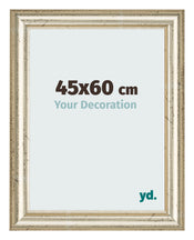 Marco de Fotos 45x60cm Brillo Metalico MDF Lazio Delantera Tamano | Yourdecoration.es