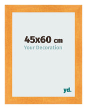 Marco de Fotos 45x60cm Naranja MDF Pisa Delantera Tamano | Yourdecoration.es