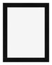 Marco de Fotos 45x60cm Negro Plateado Pulido MDF Pisa Delantera | Yourdecoration.es