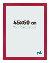 Marco de Fotos 45x60cm Rojo MDF Bologna Delantera Tamano | Yourdecoration.es