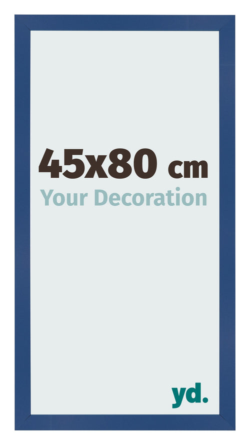 Marco de Fotos 45x80 cm Azul Oscuro MDF Bologna Delantera Tamano | Yourdecoration.es