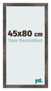 Marco de Fotos 45x80 cm Metal Oxidado MDF Bologna Delantera Tamano | Yourdecoration.es