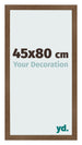 Marco de Fotos 45x80 cm Roble Rustico MDF Bologna Delantera Tamano | Yourdecoration.es