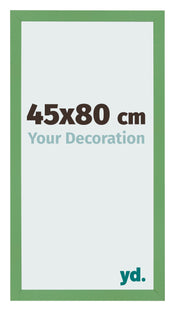 Marco de Fotos 45x80 cm Verde MDF Bologna Delantera Tamano | Yourdecoration.es