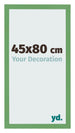 Marco de Fotos 45x80 cm Verde MDF Bologna Delantera Tamano | Yourdecoration.es