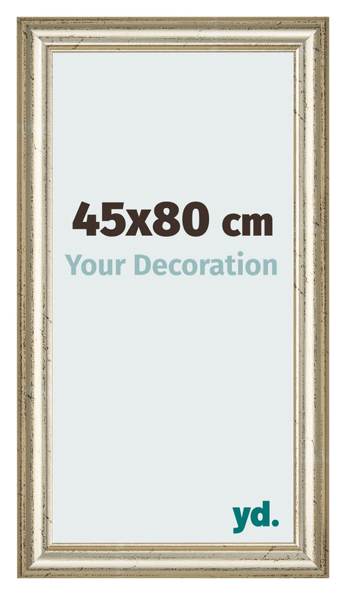 Marco de Fotos 45x80cm Brillo Metalico MDF Lazio Delantera Tamano | Yourdecoration.es