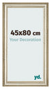 Marco de Fotos 45x80cm Brillo Metalico MDF Lazio Delantera Tamano | Yourdecoration.es