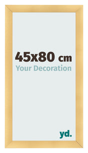 Marco de Fotos 45x80cm Dorado Vintage MDF Pisa Delantera Tamano | Yourdecoration.es