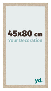 Marco de Fotos 45x80cm Roble Sonoma MDF Bologna Delantera Tamano | Yourdecoration.es