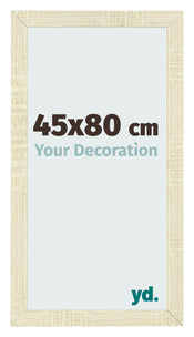 Marco de Fotos 45x80cm Roble Sonoma MDF Pisa Delantera Tamano | Yourdecoration.es