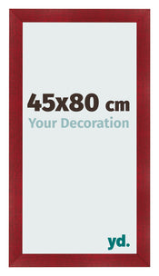 Marco de Fotos 45x80cm Vino Tinto Barrido MDF Pisa Delantera Tamano | Yourdecoration.es