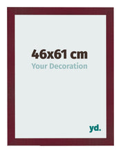 Marco de Fotos 46x61 cm Vino Tinto Barrido MDF Bologna Delantera Tamano | Yourdecoration.es