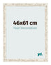 Marco de Fotos 46x61cm Blanco Vintage MDF Bologna Delantera Tamano | Yourdecoration.es