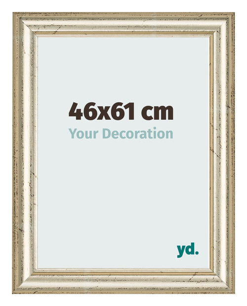 Marco de Fotos 46x61cm Brillo Metalico MDF Lazio Delantera Tamano | Yourdecoration.es