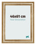 Marco de Fotos 46x61cm Dorado Antiguo MDF Lazio Delantera Tamano | Yourdecoration.es