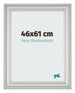 Marco de Fotos 46x61cm Plateado Mate MDF Lazio Delantera Tamano | Yourdecoration.es