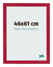 Marco de Fotos 46x61cm Rojo MDF Bologna Delantera Tamano | Yourdecoration.es