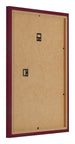 Marco de Fotos 46x61cm Vino Tinto Barrido MDF Bologna Trasera Oblicuo | Yourdecoration.es