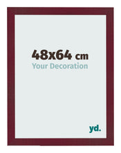 Marco de Fotos 48x64 cm Vino Tinto Barrido MDF Bologna Delantera Tamano | Yourdecoration.es