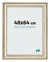 Marco de Fotos 48x64cm Brillo Metalico MDF Lazio Delantera Tamano | Yourdecoration.es