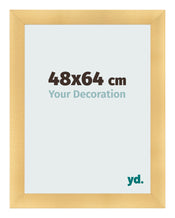 Marco de Fotos 48x64cm Dorado Vintage MDF Pisa Delantera Tamano | Yourdecoration.es
