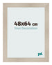 Marco de Fotos 48x64cm Roble Rustico MDF Pisa Delantera Tamano | Yourdecoration.es