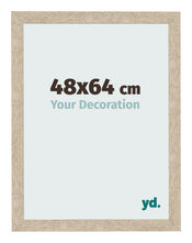 Marco de Fotos 48x64cm Roble Sonoma MDF Bologna Delantera Tamano | Yourdecoration.es