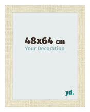 Marco de Fotos 48x64cm Roble Sonoma MDF Pisa Delantera Tamano | Yourdecoration.es