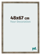 Marco de Fotos 48x67 cm Metal Vintage MDF Bologna Delantera Tamano | Yourdecoration.es