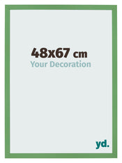Marco de Fotos 48x67 cm Verde MDF Bologna Delantera Tamano | Yourdecoration.es