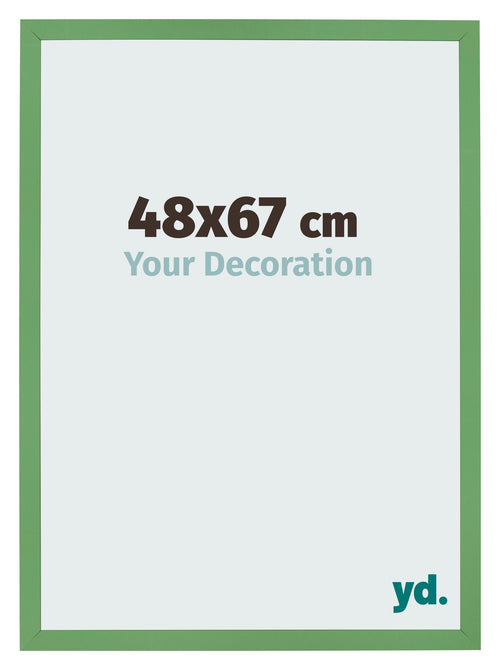 Marco de Fotos 48x67 cm Verde MDF Bologna Delantera Tamano | Yourdecoration.es