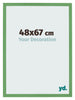 Marco de Fotos 48x67 cm Verde MDF Bologna Delantera Tamano | Yourdecoration.es