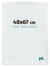 Marco de Fotos 48x67cm Blanco Vintage MDF Pisa Delantera Tamano | Yourdecoration.es
