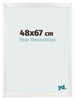 Marco de Fotos 48x67cm Blanco Vintage MDF Pisa Delantera Tamano | Yourdecoration.es