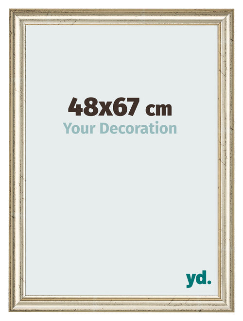 Marco de Fotos 48x67cm Brillo Metalico MDF Lazio Delantera Tamano | Yourdecoration.es