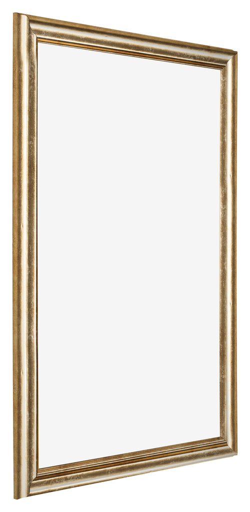 Marco de Fotos 48x67cm Dorado Antiguo MDF Lazio Delantera Oblicuo | Yourdecoration.es