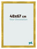 Marco de Fotos 48x67cm Dorado Vintage MDF Pisa Delantera Tamano | Yourdecoration.es