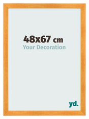 Marco de Fotos 48x67cm Naranja MDF Pisa Delantera Tamano | Yourdecoration.es