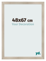Marco de Fotos 48x67cm Roble Rustico MDF Pisa Delantera Tamano | Yourdecoration.es