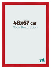 Marco de Fotos 48x67cm Rojo MDF Pisa Delantera Tamano | Yourdecoration.es