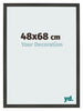 Marco de Fotos 48x68cm Antracita MDF Bologna Delantera Tamano | Yourdecoration.es