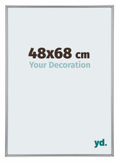 Annecy Plástico Marco de Fotos 48x68cm Plateado Delantera Tamano | Yourdecoration.es