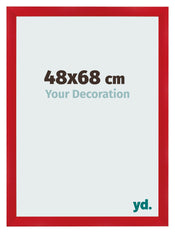 Marco de Fotos 48x68cm Rojo MDF Pisa Delantera Tamano | Yourdecoration.es