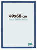 Marco de Fotos 49x68 cm Azul Oscuro MDF Bologna Delantera Tamano | Yourdecoration.es