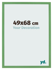 Marco de Fotos 49x68 cm Verde MDF Bologna Delantera Tamano | Yourdecoration.es