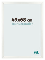 Marco de Fotos 49x68cm Blanco Vintage MDF Pisa Delantera Tamano | Yourdecoration.es