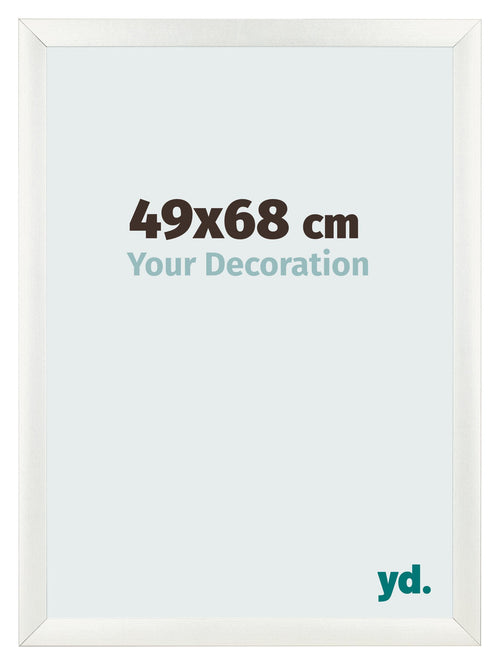 Marco de Fotos 49x68cm Blanco Vintage MDF Pisa Delantera Tamano | Yourdecoration.es